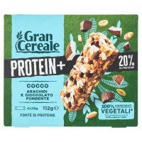 Gran Cereale Barrette Protein+ Cocco, Arachidi e Cioccolato Fondente 4 pezzi 112g