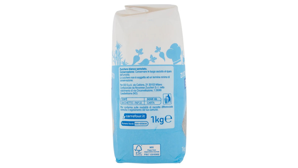 Carrefour Zucchero bianco semolato