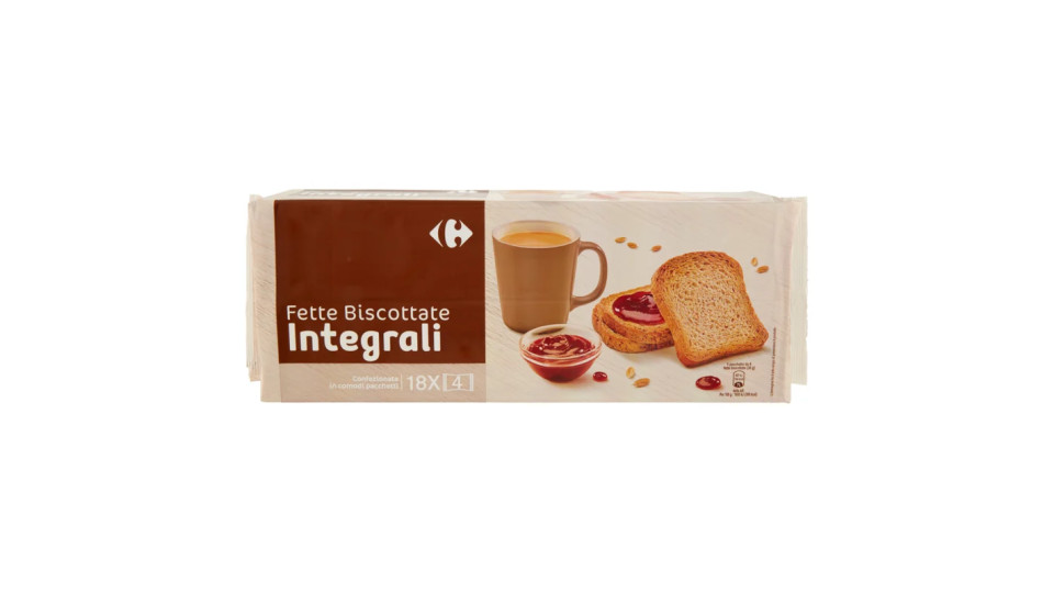 Carrefour Fette biscottate Integrali