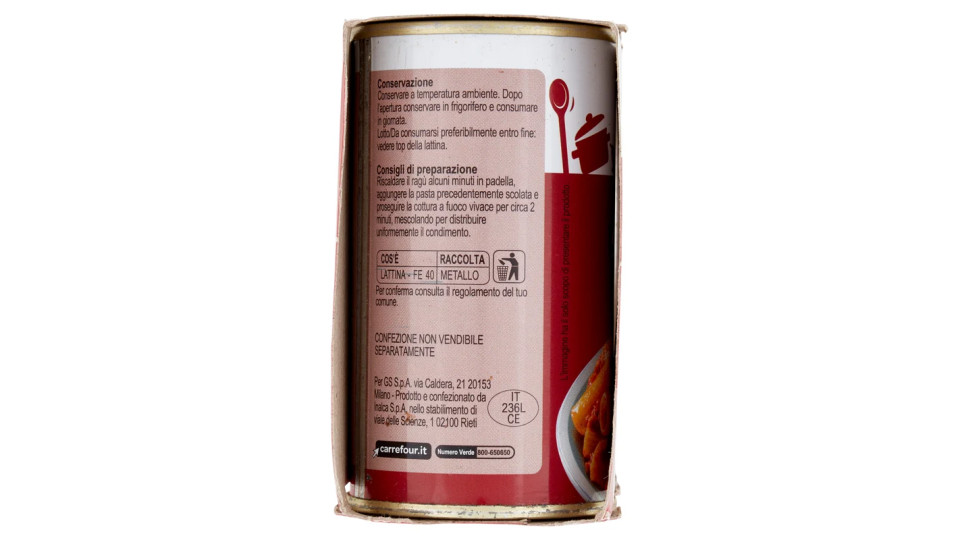 Carrefour Ragù con funghi e salsiccia