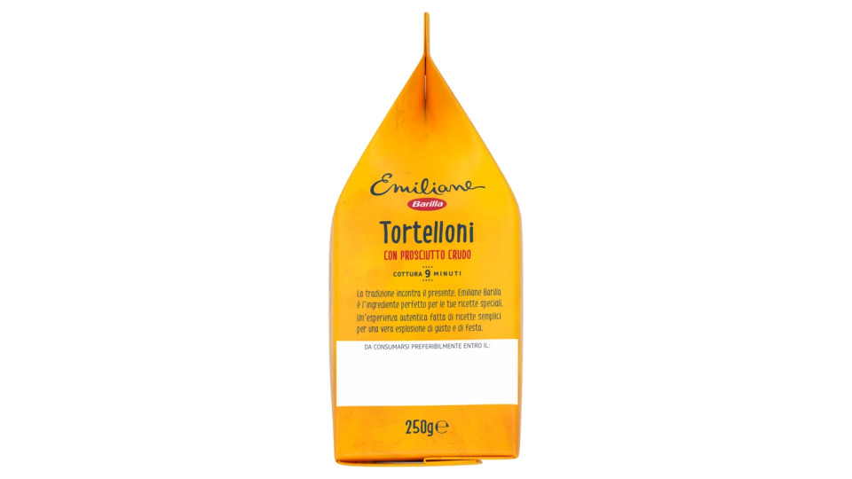 Barilla Emiliane Tortelloni con Prosciutto Crudo e Parmigiano Reggiano