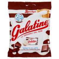 Galatine tavolette al latte con pezzi di Cioccolato