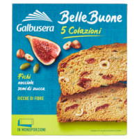 Galbusera BelleBuone Fette spesse con fichi, nocciole e semi di zucca 5 x