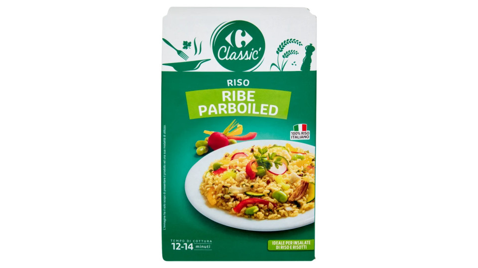 Carrefour Riso Fino Ribe Parboiled per risotti
