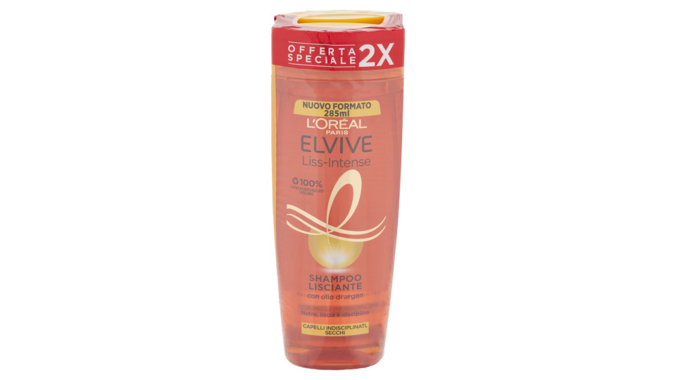 Elvive Liss-intense Shampoo lisciante capelli secchi, difficili da lisciare