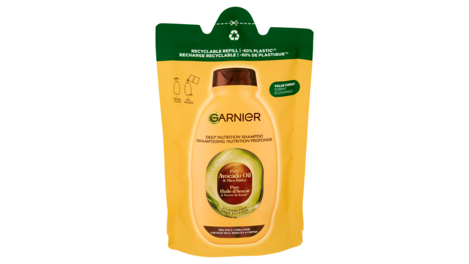 Garnier Ultra dolce Shampoo all'olio di avocado e burro di karité