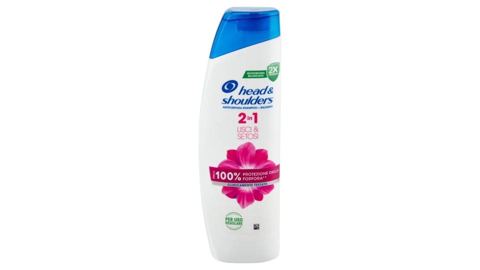 Head & Shoulders Shampoo 2in1 Lisci e Setosi
