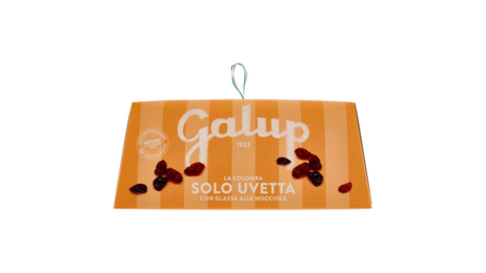 Galup la Colomba Solo Uvetta con Glassa alle Nocciole*