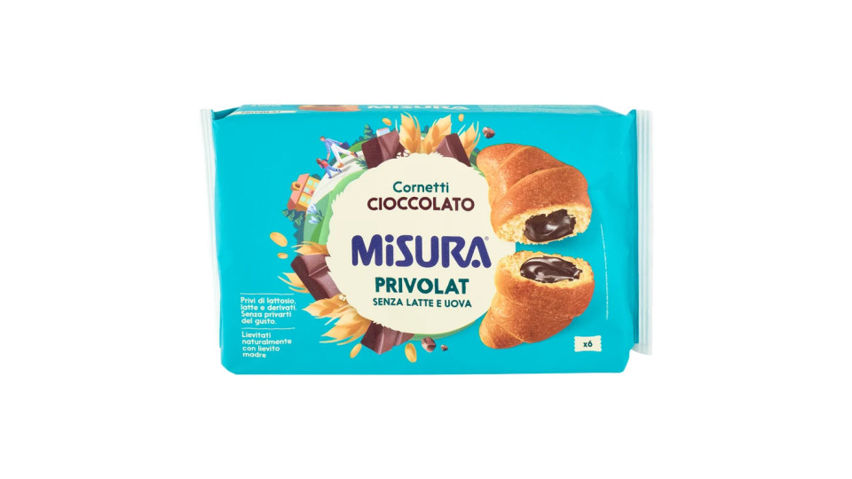 Misura Privolat 6 Cornetti al Cioccolato