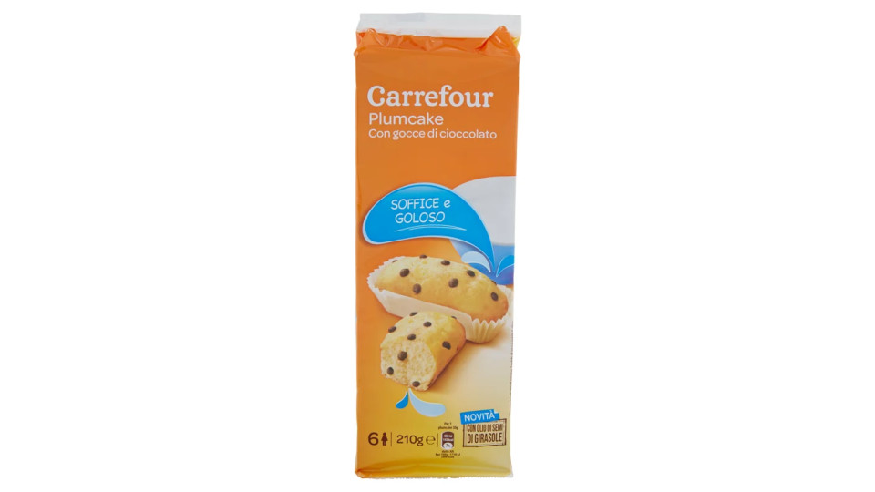 Carrefour Plumcake con gocce di cioccolato