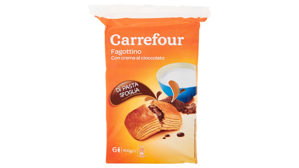 Carrefour Fagottino con crema al cioccolato