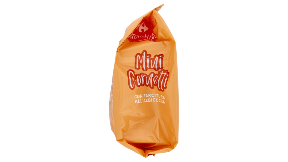 Carrefour Breakky Mini Cornetti con farcitura all'albicocca
