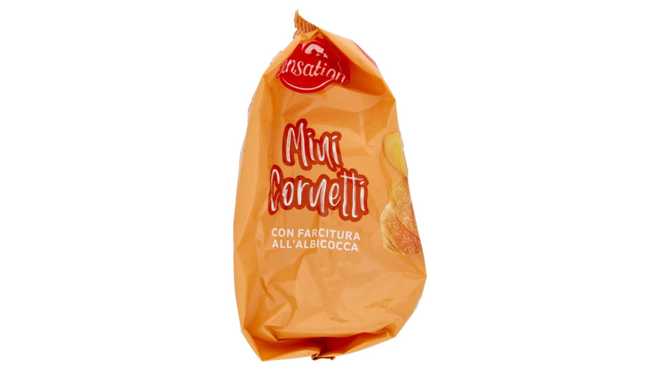 Carrefour Breakky Mini Cornetti con farcitura all'albicocca