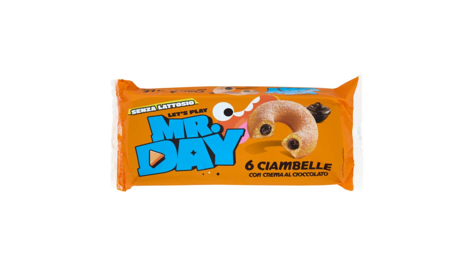 Mr.Day ciambelle con crema al cioccolato
