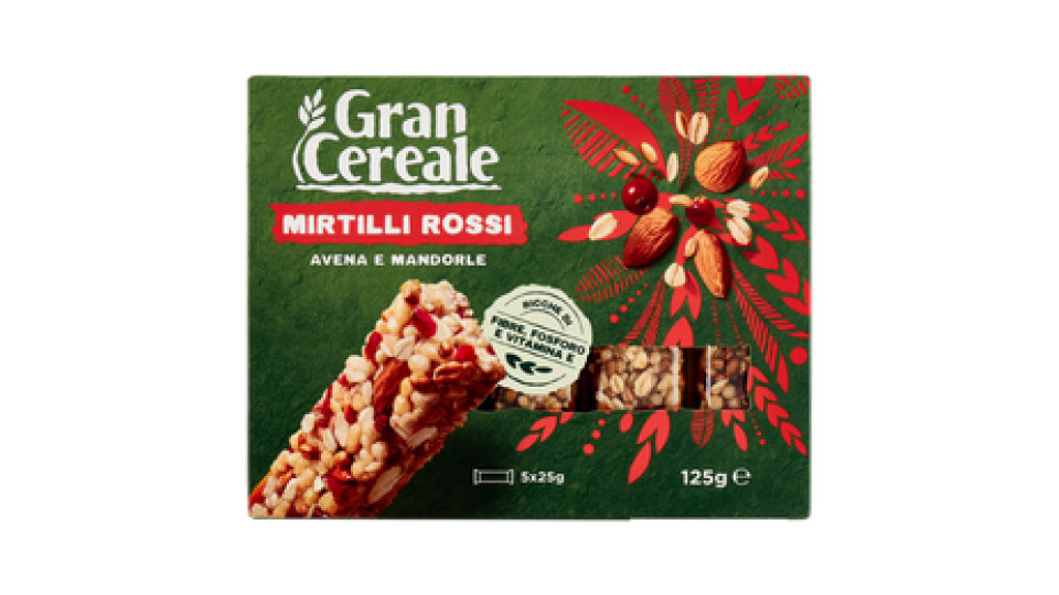 Torrebianca Barrette Ai Cereali Mirtilli Rossi