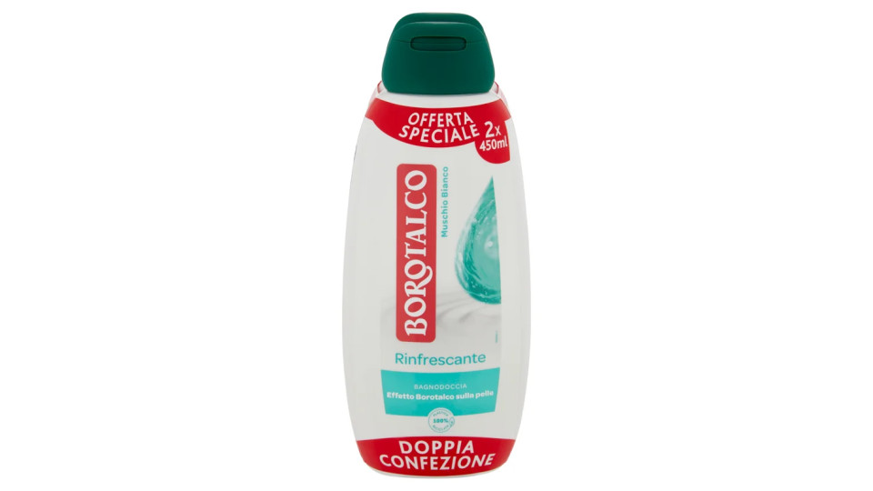 Borotalco Muschio Bianco Rinfrescante Bagnodoccia