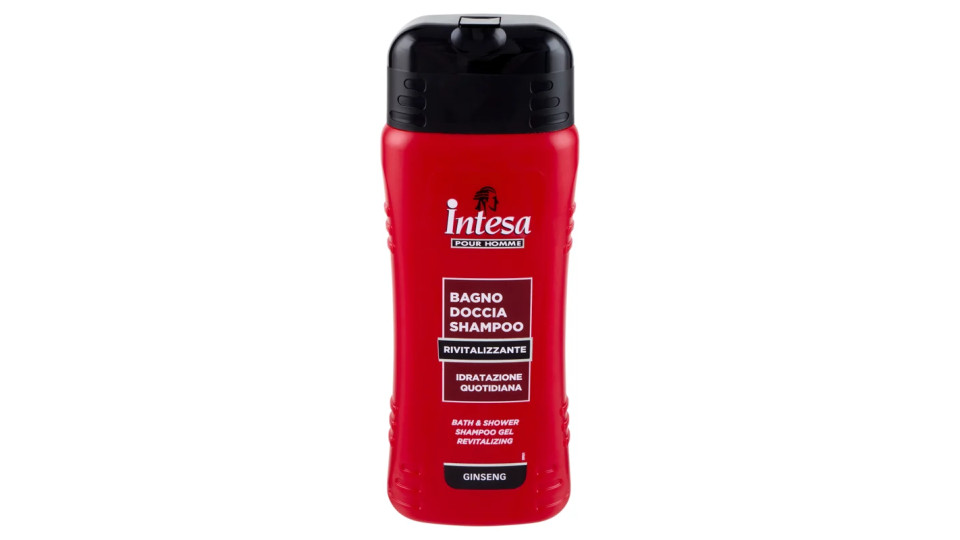 Intesa Pour Homme Bagno doccia shampoo rivitalizzante ginseng