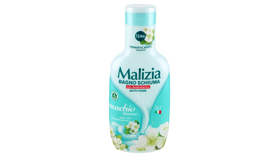 Malizia Bagno Schiuma Muschio Bianco