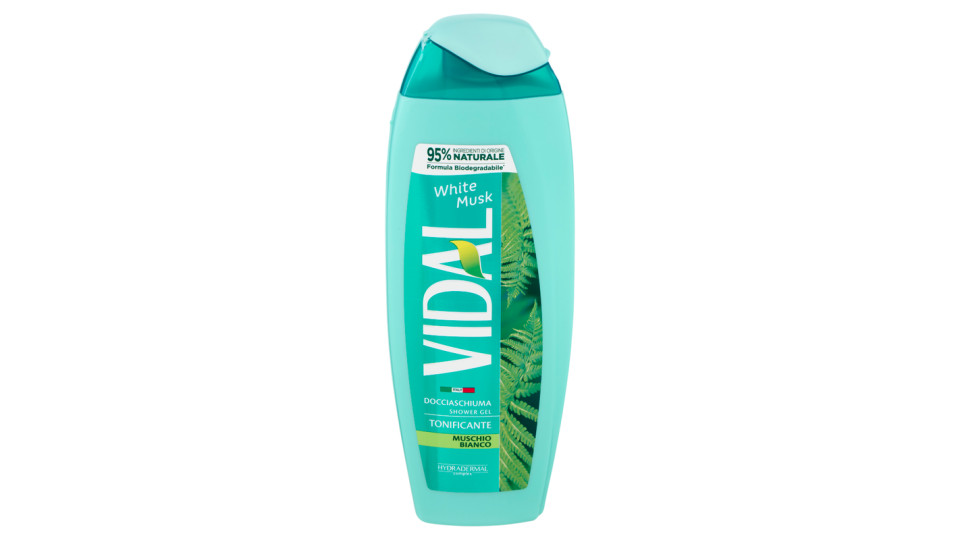 Vidal White Musk Doccia tonificante Muschio Bianco