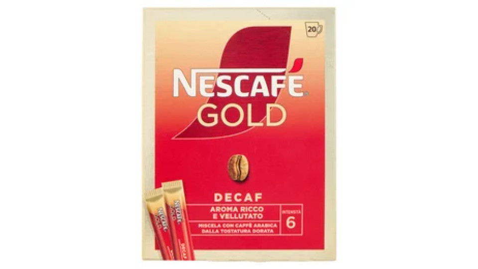 DECAF Caffè solubile decaffeinato astuccio 20 bustine