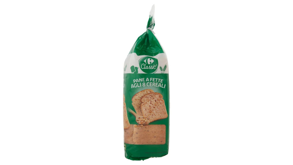Carrefour Pane agli 8 cereali a fette