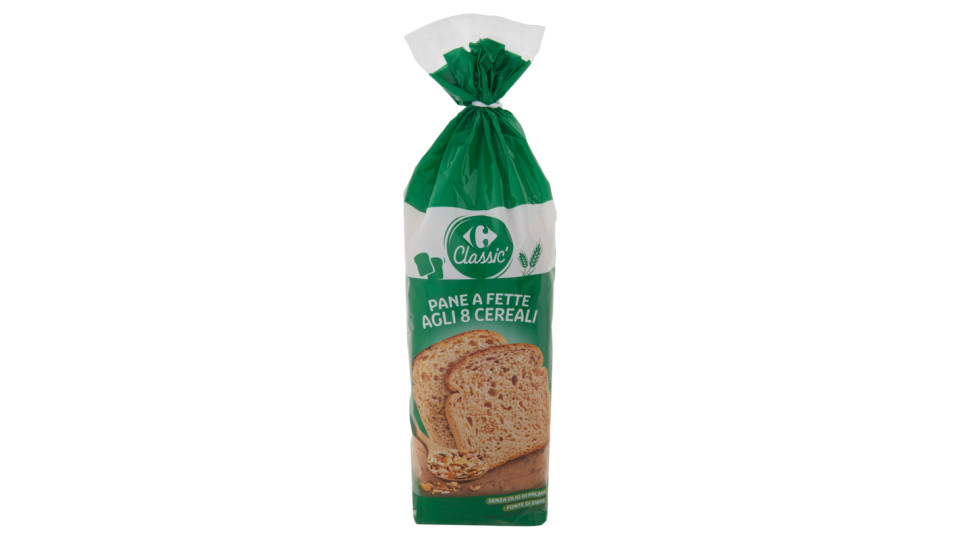 Carrefour Pane agli 8 cereali a fette