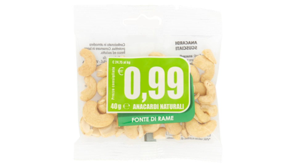 Anacardi Naturali	40 g