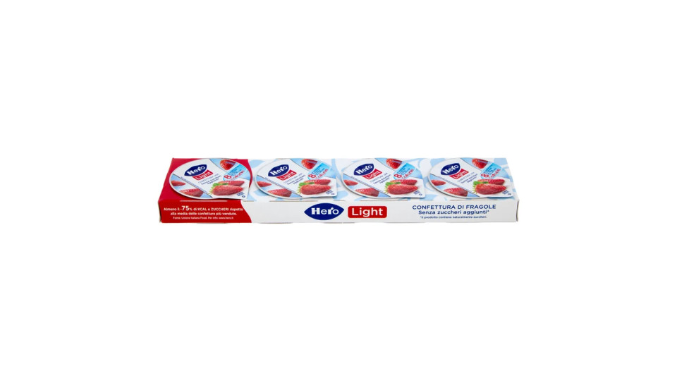 Hero Confettura Poker Light Gr.25X4 Fragole