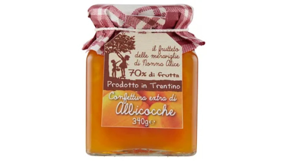 il frutteto delle meraviglie di Nonna Alice Confettura extra di Albicocche