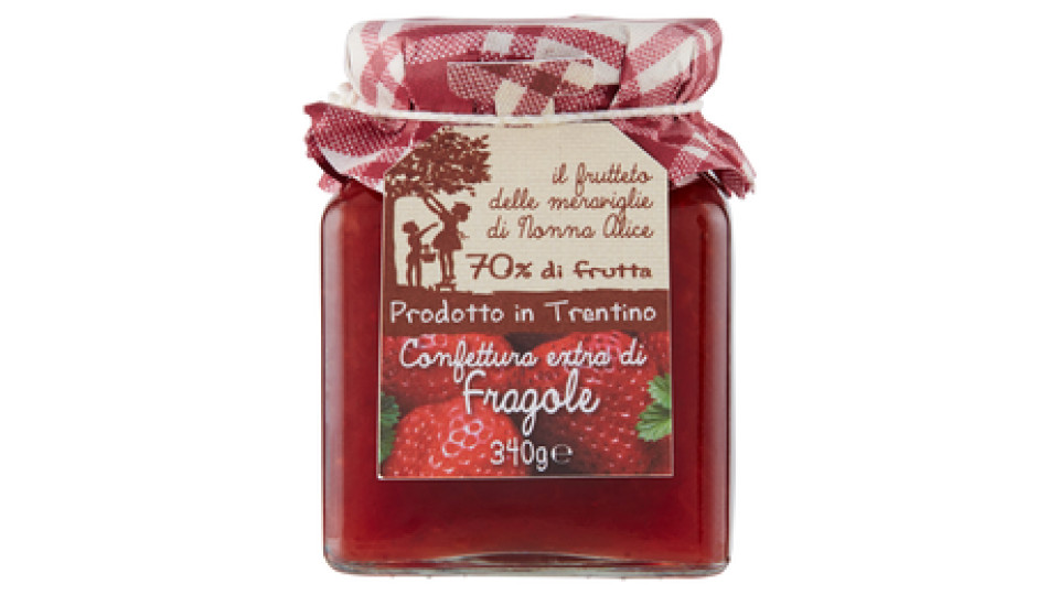 il frutteto delle meraviglie di Nonna Alice Confettura extra di Fragole