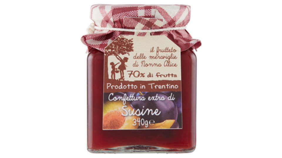 il frutteto delle meraviglie di Nonna Alice Confettura extra di Susine