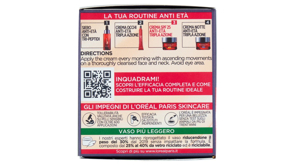 L'Oréal Paris Revitalift Laser X3 - Crema viso anti-età SPF 20