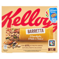 Kellogg's Barretta Mandorle, Miele e Semi