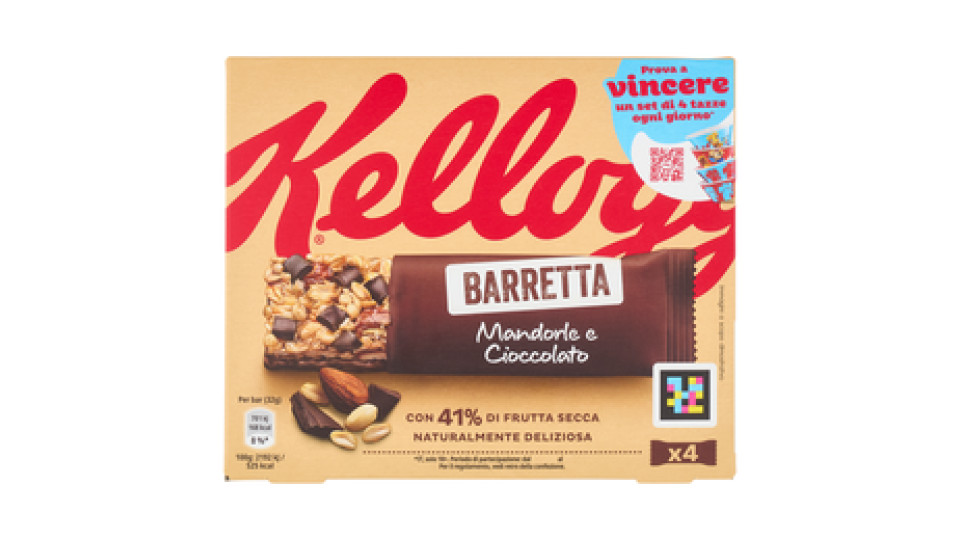 Kellogg's Barretta Mandorle e Cioccolato
