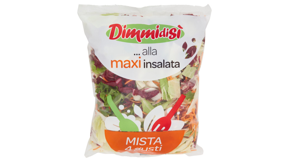 ... alla Maxi Insalata Mista 4 Gusti con Carote