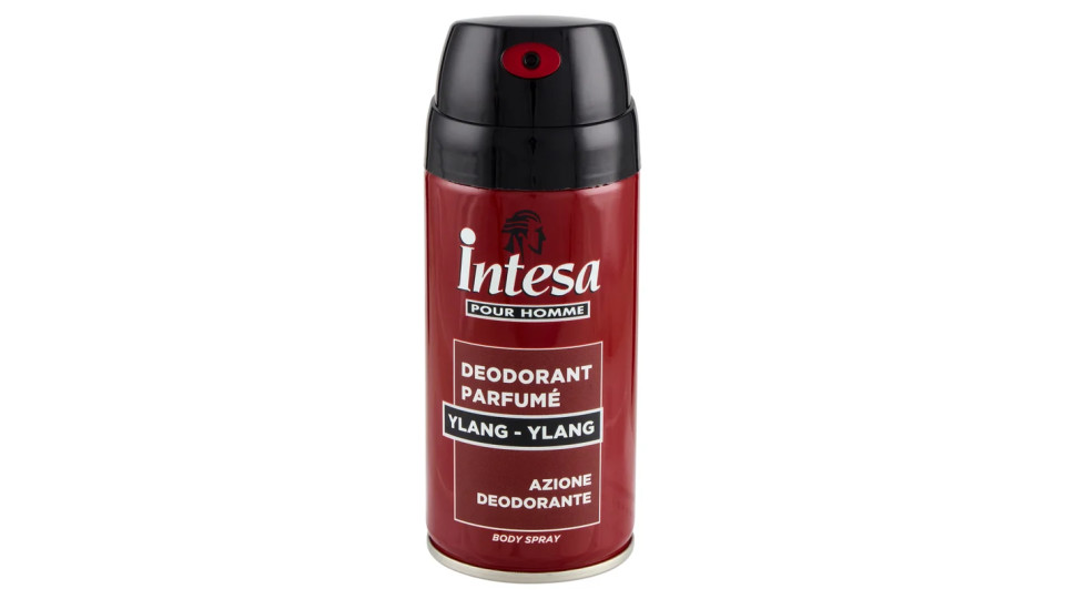 Intesa Pour Homme Deodorant Parfumè Yalng-Ylang 150ml+25ml Free =