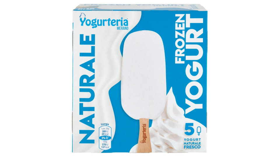 Meran Yogurteria Merano frozen yogurt Naturale