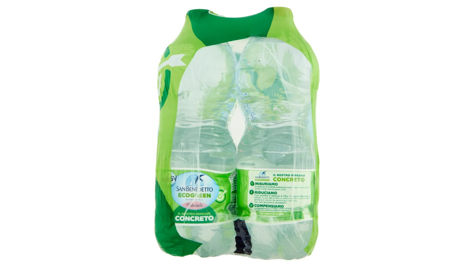 Acqua Minerale San Benedetto Benedicta Ecogreen naturale 6 x