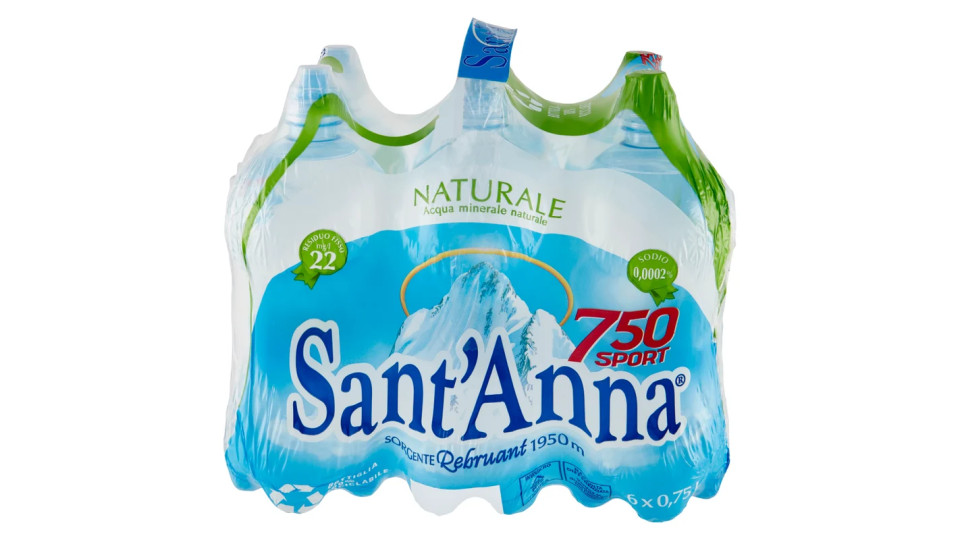 Sant'Anna Naturale 750 Sport Sorgente Rebruant