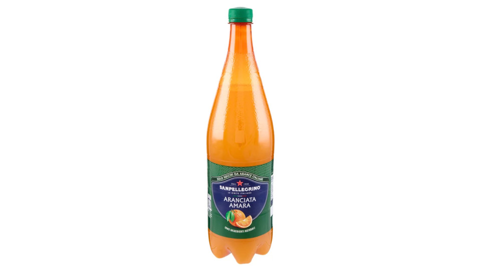 SANPELLEGRINO Bibite Gassate, L'ARANCIATA AMARA Bottiglia Grande