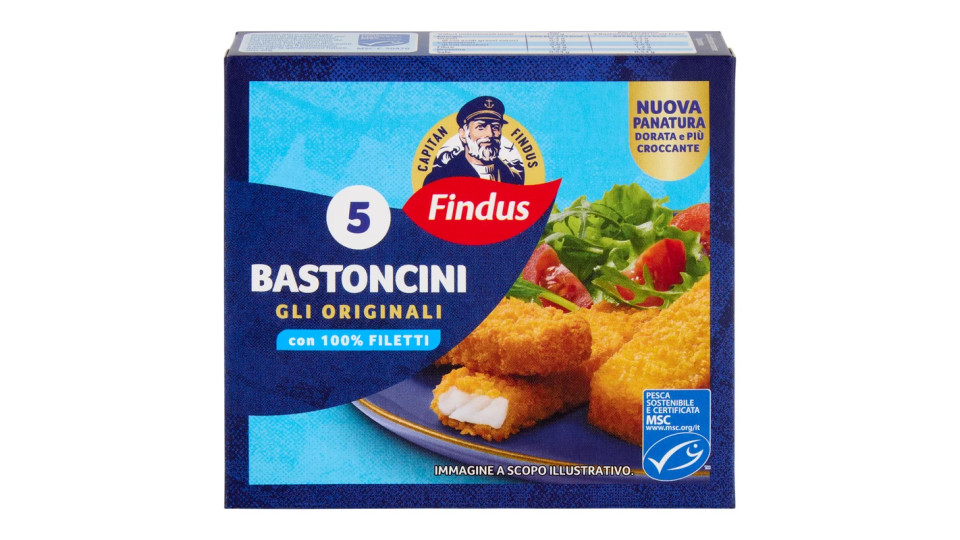 Findus Bastoncini 100% filetti di merluzzo
