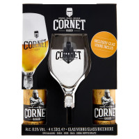 Cornet Oaked Strong Blond 4 X 33 Cl + Bicchiere
