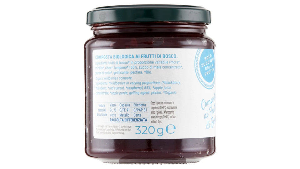 Composta di frutti di bosco Ecor