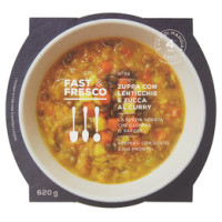 Fast & Fresco N°. 39 Zuppa con Lenticchie e Zucca al Curry