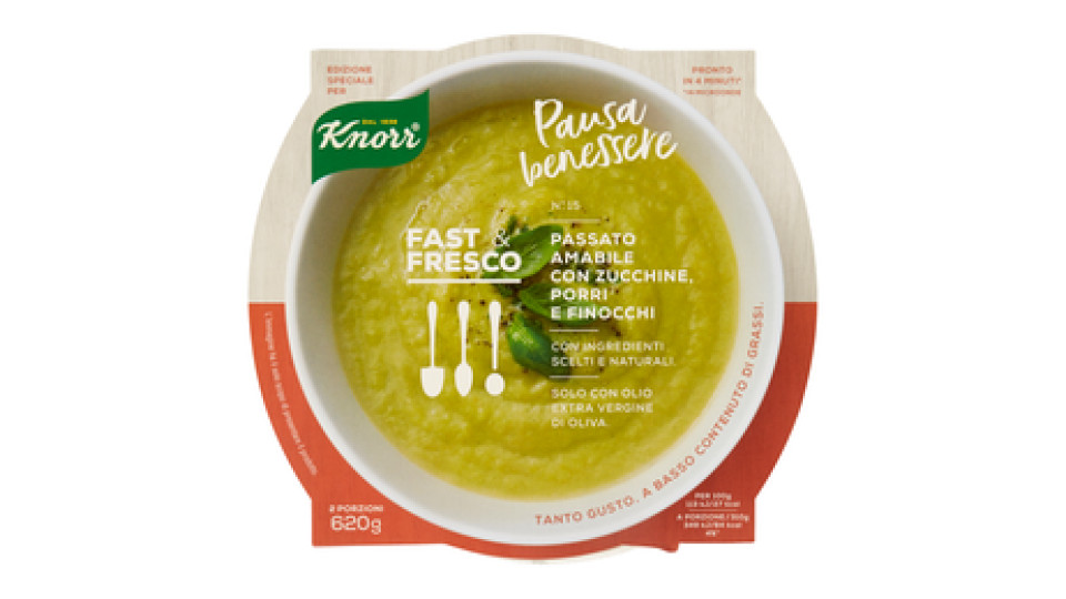 Fast & Fresco Pausa benessere N°. 15 Passato Amabile con Zucchine, Porri e Finocchi