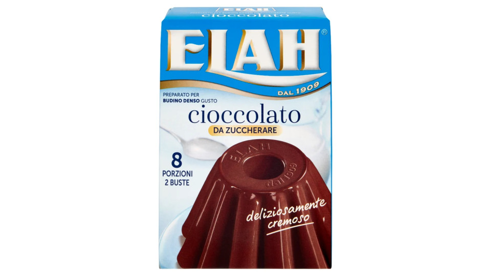 Elah Preparato per budino denso gusto cioccolato