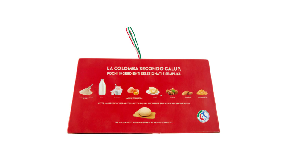 Galup la Colomba Classica con Glassa Fatta a Mano alle Nocciole*