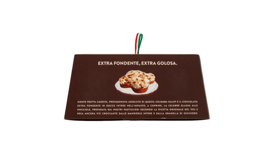 Galup la Colomba Gocce di Cioccolato con Glassa Fatta a Mano alle Nocciole*