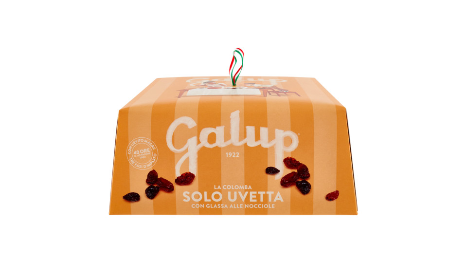Galup la Colomba Solo Uvetta con Glassa alle Nocciole*