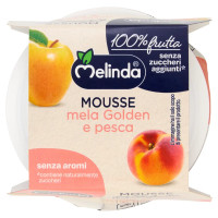 Melinda Mousse mela Golden e pesca 2 x 100 g